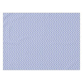 Elegant Blue Chevrons Pattern Tischdecke (Vorderseite (Horizontal))