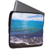 Elegant Blue Coastal Waves Computercase Laptopschutzhülle (Vorne Rechts)