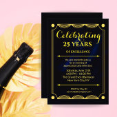 Elegant Blue Corporate Meilenstein Einladung Desig