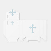 Elegant Blue Cross First Communation Geschenkschachtel (Ungefaltet)