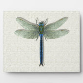 Elegant Blue Dragonfly Fotoplatte (Vorderseite)