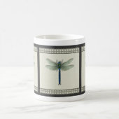 Elegant Blue Dragonfly Kaffeetasse (Mittel)