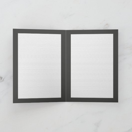 Elegant Blue Dragonfly Karte (Innenseite)