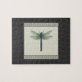 Elegant Blue Dragonfly Puzzle (Horizontal)