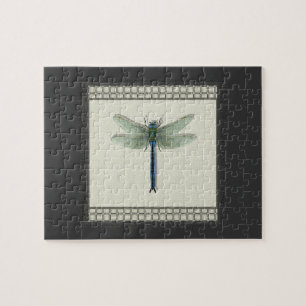 Elegant Blue Dragonfly Puzzle