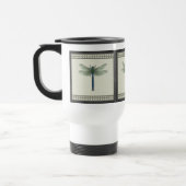 Elegant Blue Dragonfly Reisebecher (Links)