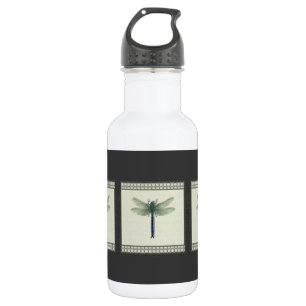 Elegant Blue Dragonfly Trinkflasche