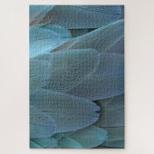 Elegant Blue Feather Puzzle (Vertikal)