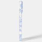 Elegant Blue Floral Botanical Case-Mate iPhone Hülle (Rückseite / Rechts)