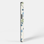 Elegant Blue Floral & Ribbon iPhone 13 Case – Aest iPhone Hülle (Rechte Seite)