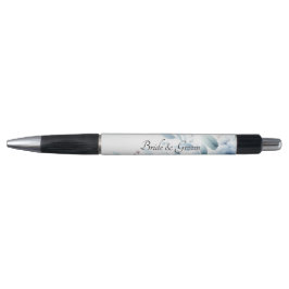 Elegant Blue Floral Wedding Pen Kugelschreiber