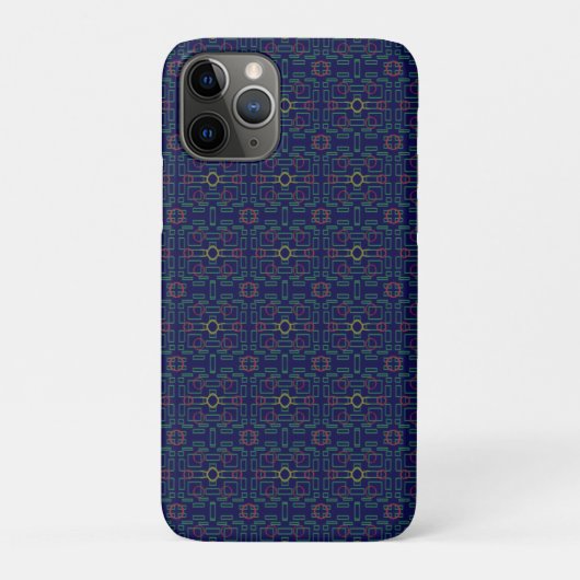 Elegant Blue Geometric iPhone / iPad Gehäuse Case-Mate iPhone Hülle (Rückseite)