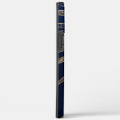 Elegant Blue Gold Sun Moon Mandala Case-Mate iPhone Hülle (Rückseite / Rechts)