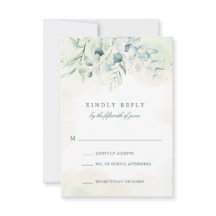 Elegant Blue Green Eukalyptus Greenerity Wedding