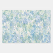Elegant Blue Green Marbled Geschenkpapier Set (Vorderseite 2)