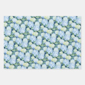 Elegant Blue Hydrangea Geschenkpapier Set (Vorderseite 2)