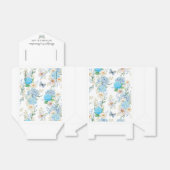 Elegant Blue Hydrangea Geschenkschachtel (Ungefaltet)