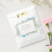 Elegant Blue Hydrangea Geschenktütchen (Versiegelt)