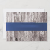 Elegant Blue Hydrangea & Mason Jar Brautparty Einladung (Rückseite)