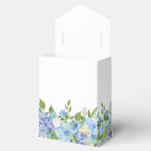 Elegant Blue Hydrangea Wasserfarbenwelt Geschenkschachtel (Geöffnet)
