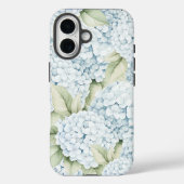 Elegant Blue Hydrangea Watercolor  Case-Mate iPhone Hülle (Rückseite)