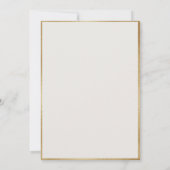 Elegant Blue Hydrangeas Vintage Wedding Einladung (Rückseite)