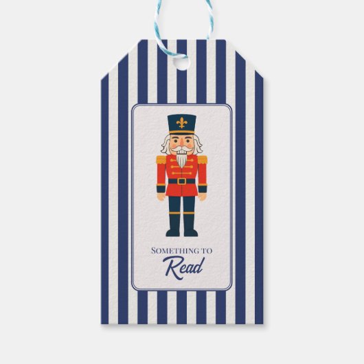 Elegant Blue Indygo Old Money Geschenkanhänger (Vorderseite)