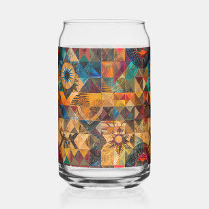 Elegant Blue "Inherited Artistry" 473ml Can Glass Dosenglas