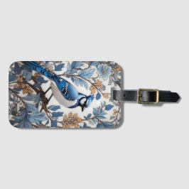 Elegant Blue Jay William Morris Inspiriert Gepäckanhänger