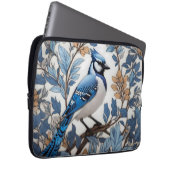 Elegant Blue Jay William Morris Inspiriert Laptopschutzhülle (Vorne Rechts)