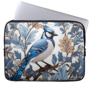 Elegant Blue Jay William Morris Inspiriert Laptopschutzhülle