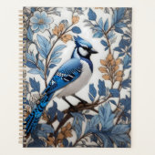Elegant Blue Jay William Morris Inspiriert Planer (Vorderseite)