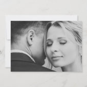 Elegant Blue Library Book Cover Wedding Dankeskarte (Rückseite)