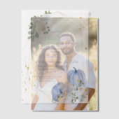 Elegant Blue Little Pumpkin Boy Baby Shower Pergament Einladungen (Versatz (Ehepaar))