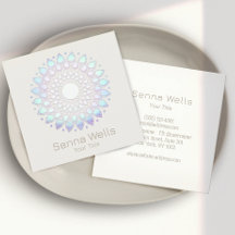 Elegant Blue Lotus Blume Mandala