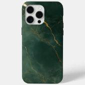Elegant blue marble stone iPhone / iPad case (Rückseite)