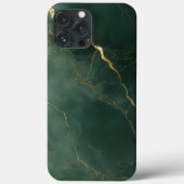 Elegant blue marble stone iPhone / iPad case (Rückseite)