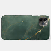 Elegant blue marble stone iPhone / iPad case (Rückseite (Horizontal))
