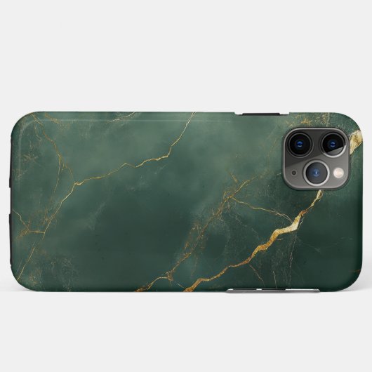 Elegant blue marble stone iPhone / iPad case (Rückseite (Horizontal))