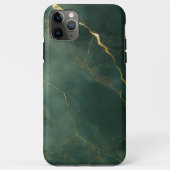 Elegant blue marble stone iPhone / iPad case (Rückseite)