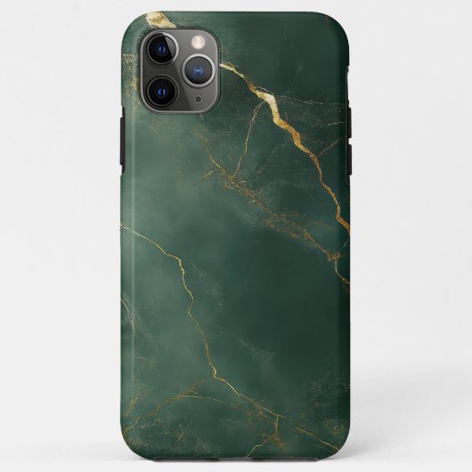 Elegant blue marble stone iPhone / iPad case (Rückseite)