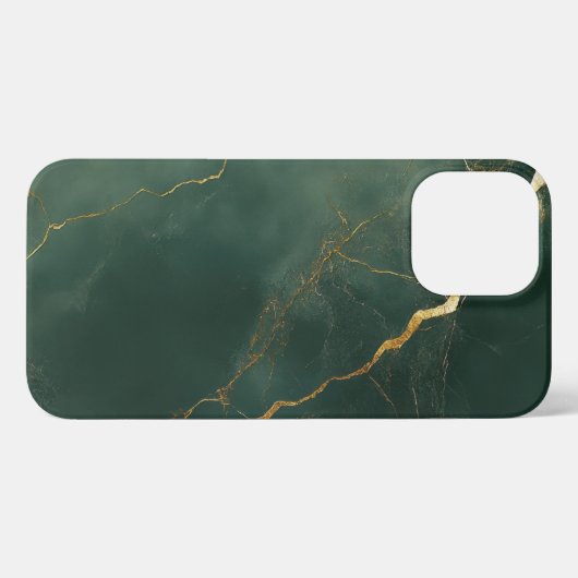 Elegant blue marble stone Phone Case iPhone Hülle (Rückseite (Horizontal))