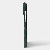 Elegant blue marble stone Phone Case iPhone Hülle (Linke Seite)