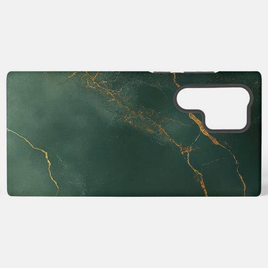 Elegant blue marble stone Phone Case Samsung Galaxy Hülle (Rückseite (Horizontal))