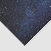 Elegant Blue Milkyway Galaxy Fotograf Seidenpapier (Ausschnitt)