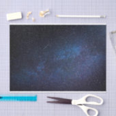 Elegant Blue Milkyway Galaxy Fotograf Seidenpapier (Handwerk)