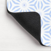 Elegant Blue Modern Geometric  Mousepad (Ecke)