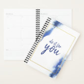 Elegant Blue Ombre Marble Machen Sie es für Sie Zi Planer (Anzeige)