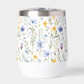 Elegant Blue Purple Watercolor Wildflower  (Vorderseite)