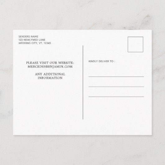 Elegant Blue Silver Glitzer Tropfens Wedding RSVP Einladungspostkarte (Rückseite)